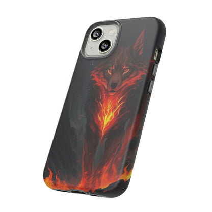 Red Glowing Fox  Tough Case