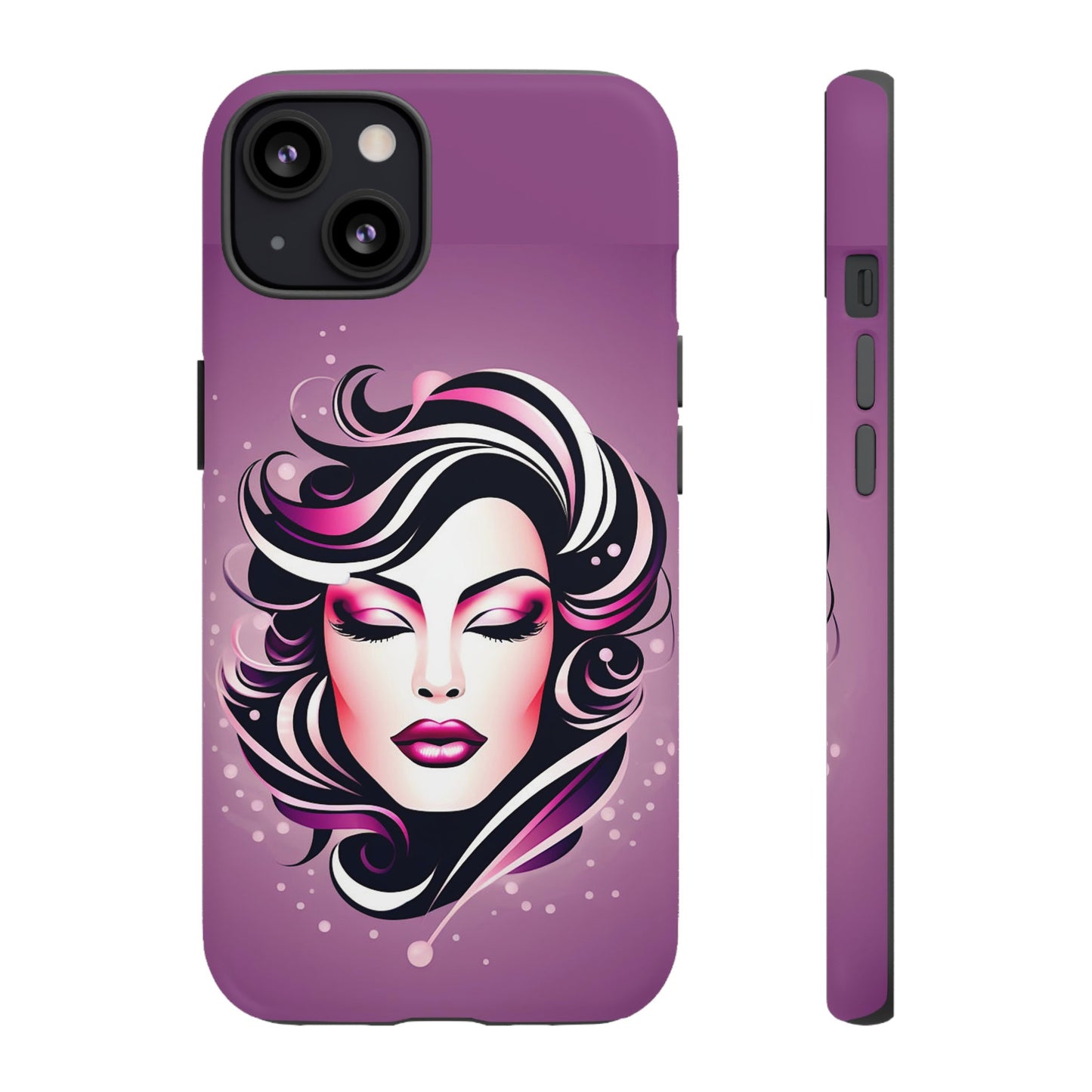 Magenta Lady Tough Case