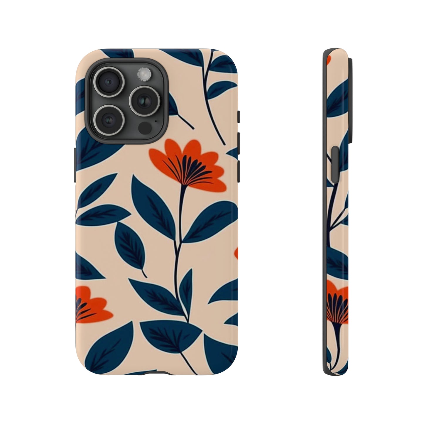 Floral Pattern Tough Case