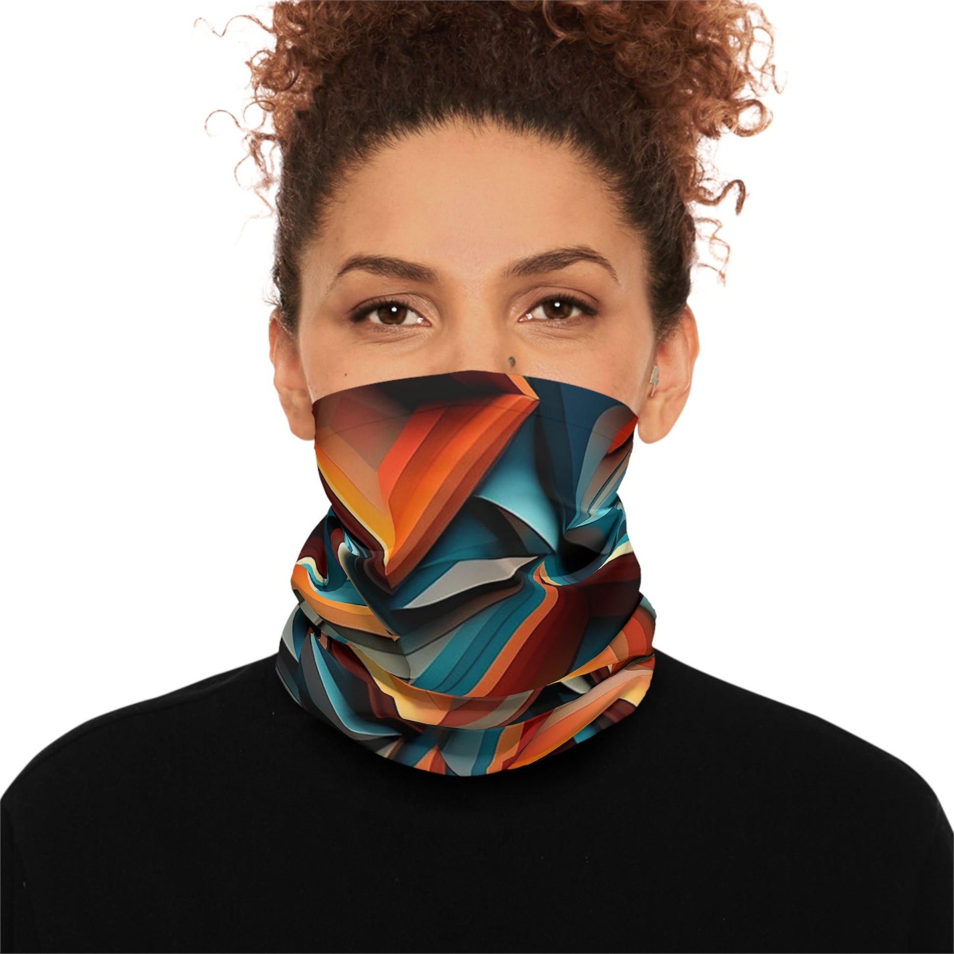 Abstract 3D Neck Gaiter - Colorwink