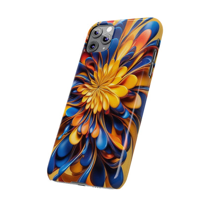 Abstract Flower Slim Phone Case - Colorwink