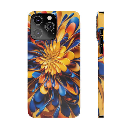 Abstract Flower Slim Phone Case - Colorwink