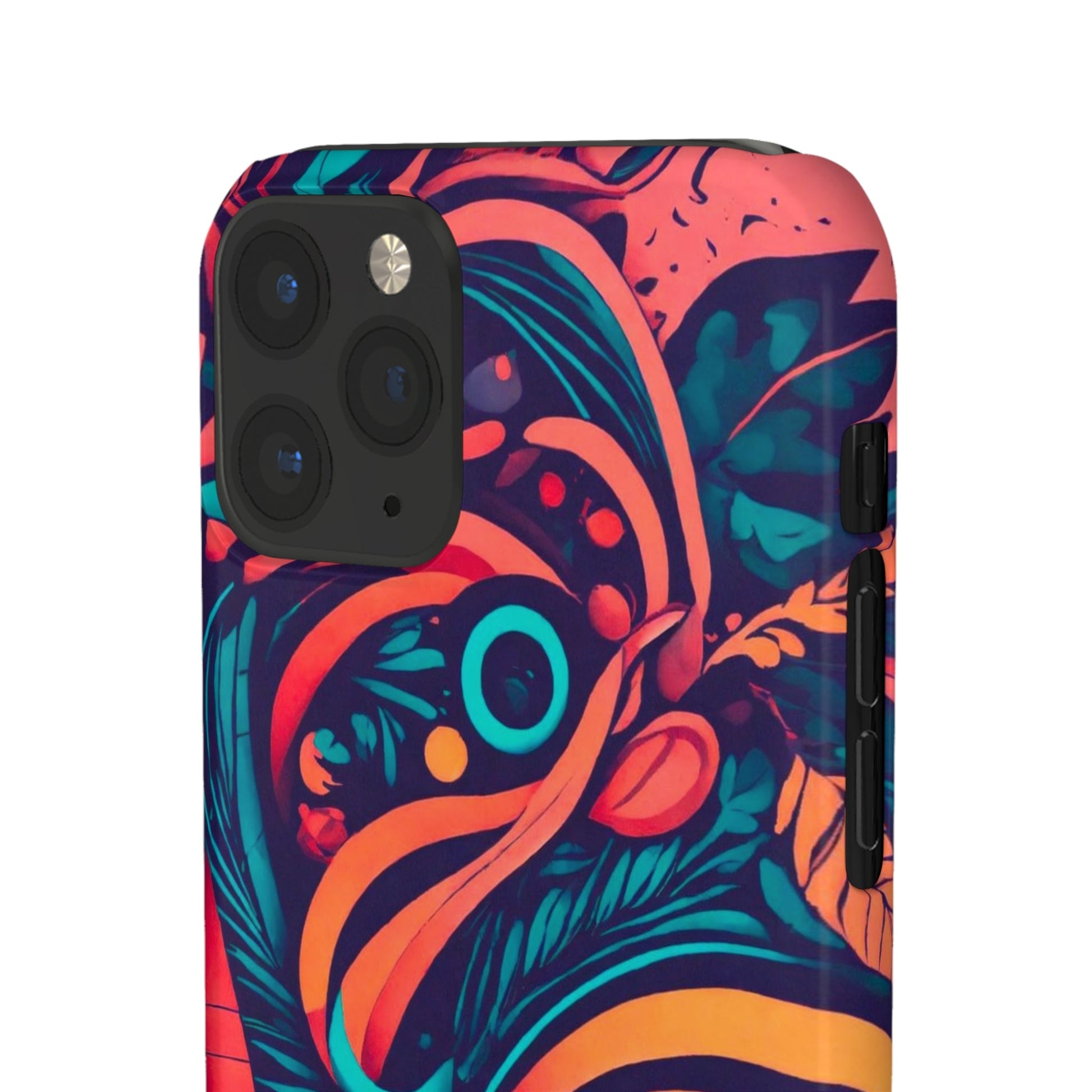 Abstract Flowers Snap Case - Colorwink