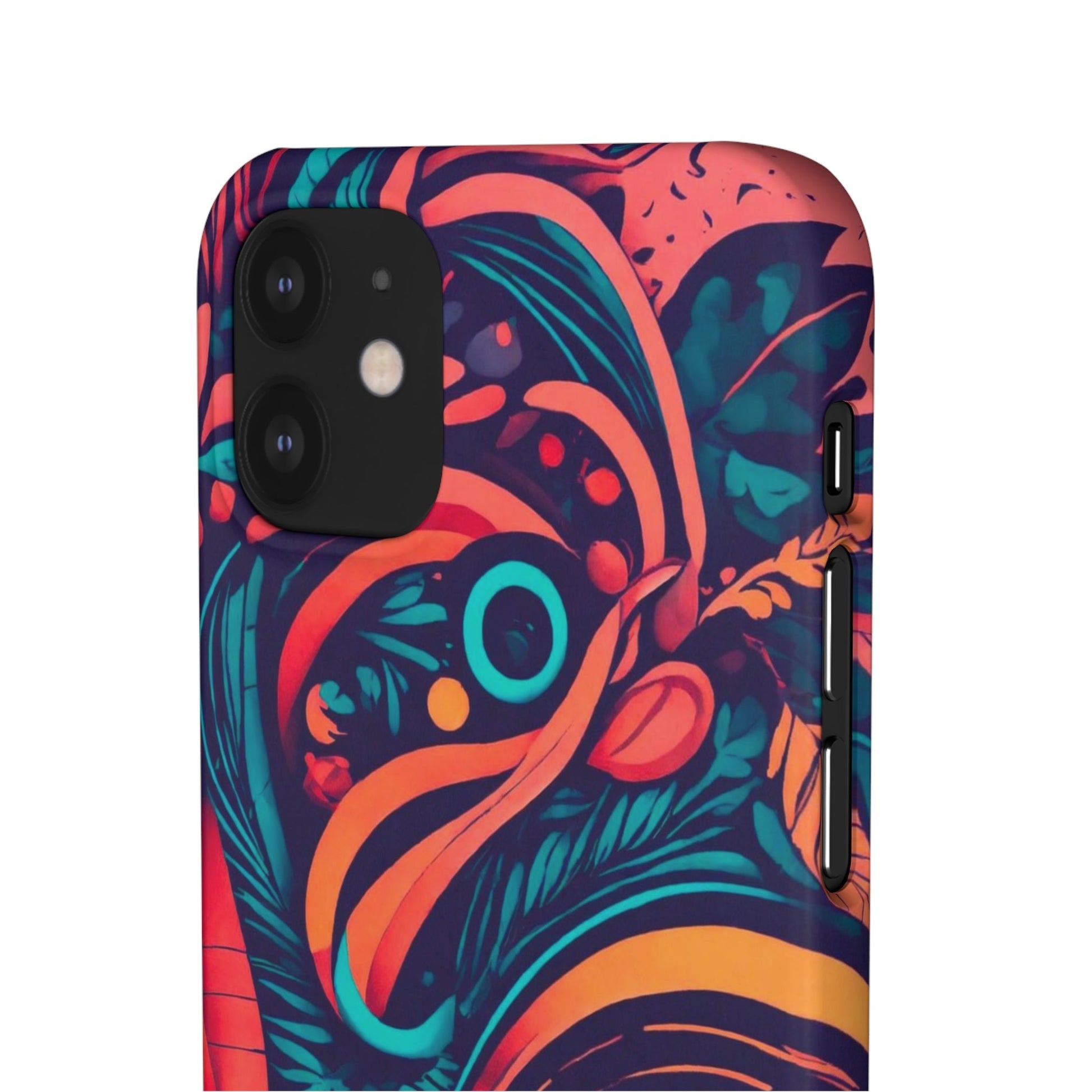 Abstract Flowers Snap Case - Colorwink