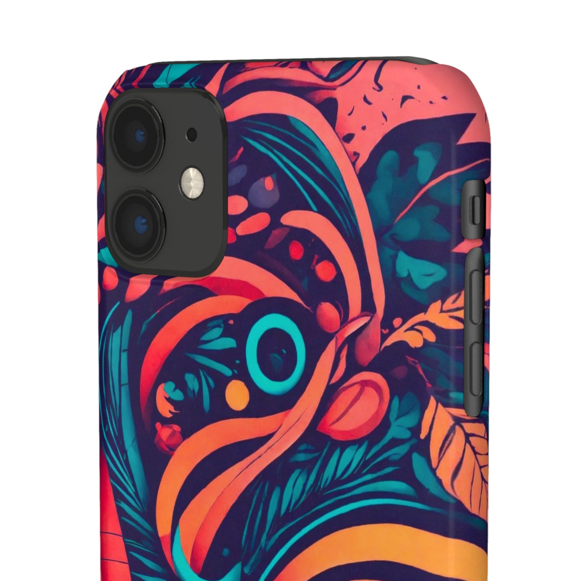 Abstract Flowers Snap Case - Colorwink