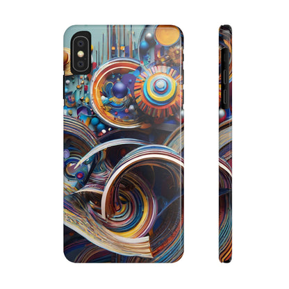 Abstract Gears Slim Phone Case - Colorwink