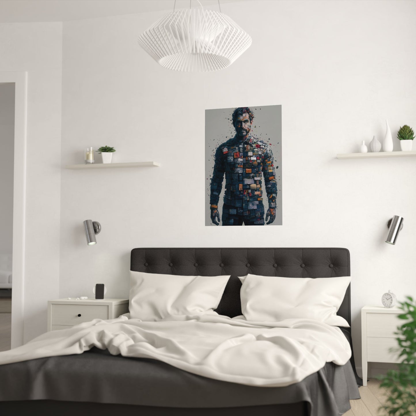 Abstract Man Mural Poster - Colorwink