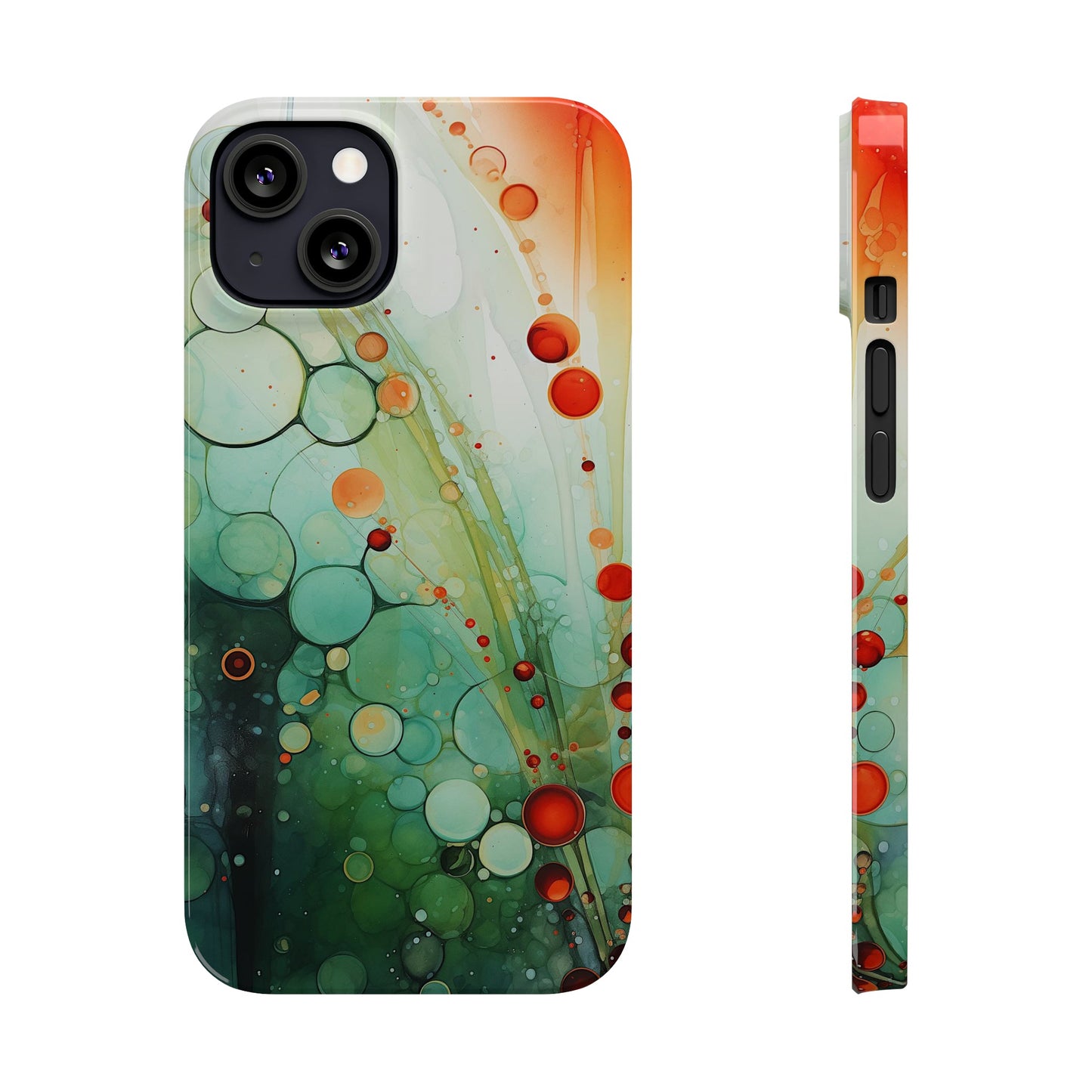 Abstract Shapes Design Slim Phone Case - Colorwink