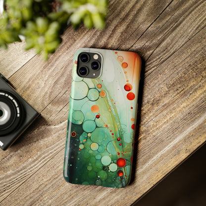 Abstract Shapes Design Slim Phone Case - Colorwink