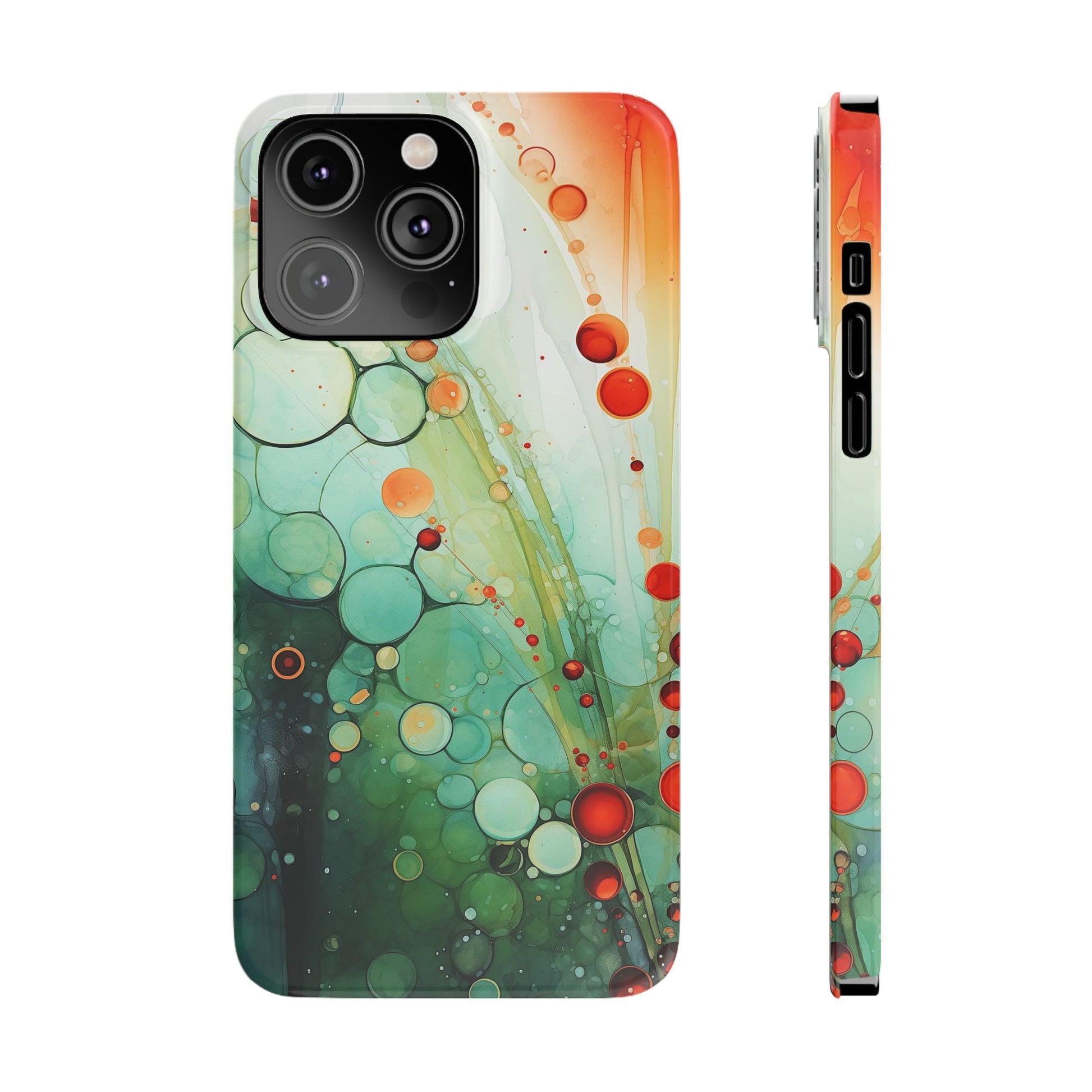 Abstract Shapes Design Slim Phone Case - Colorwink