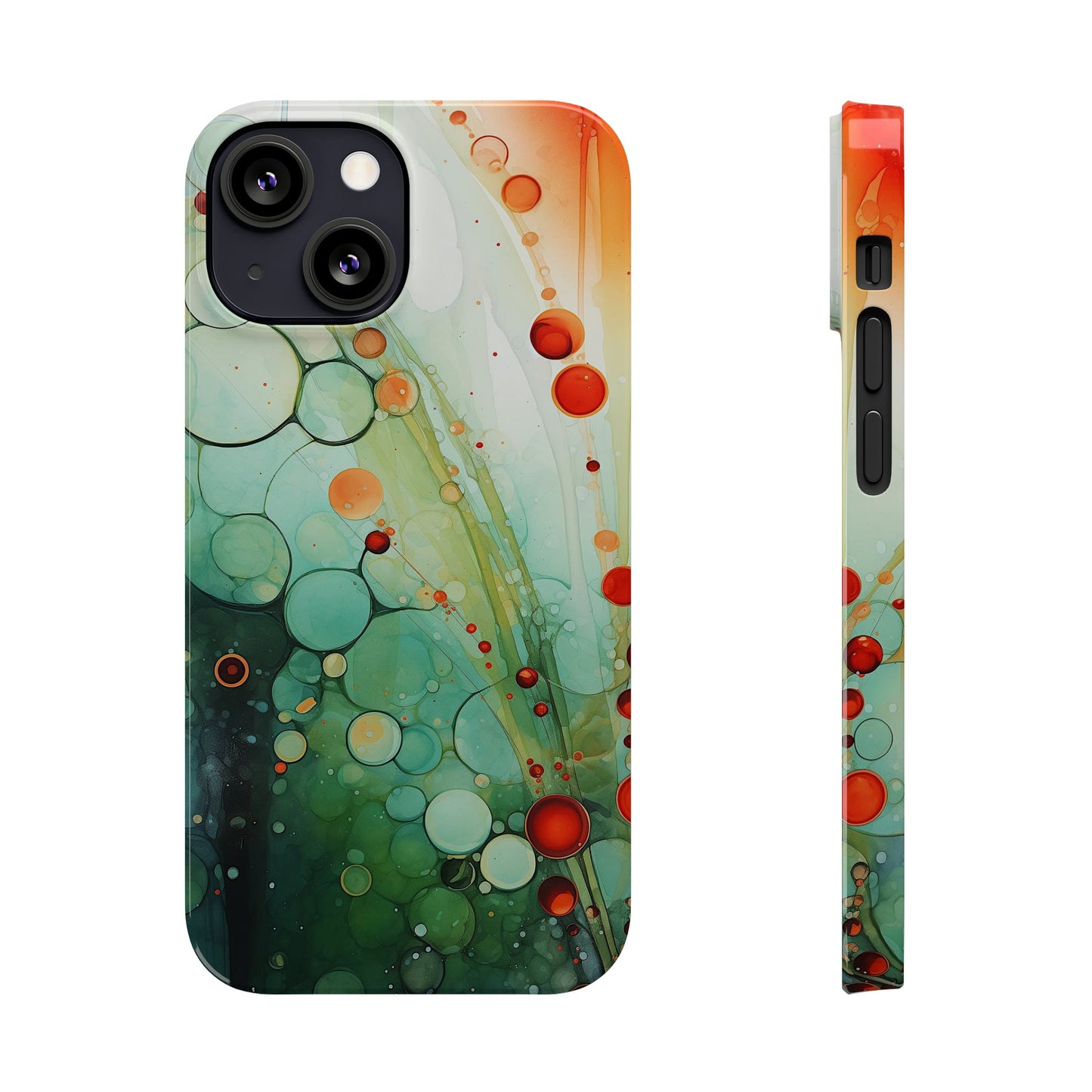 Abstract Shapes Design Slim Phone Case - Colorwink