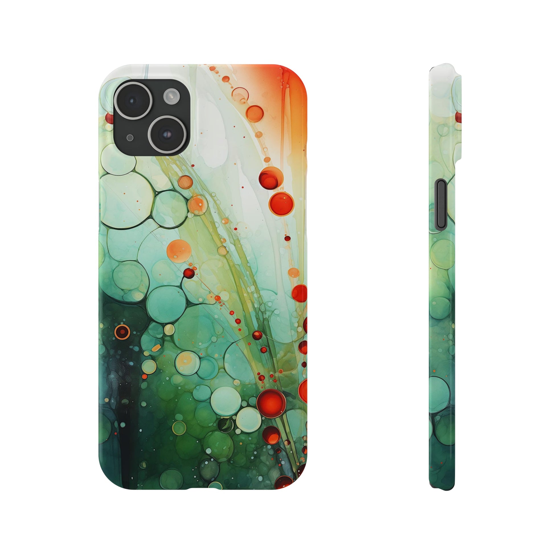 Abstract Shapes Design Slim Phone Case - Colorwink