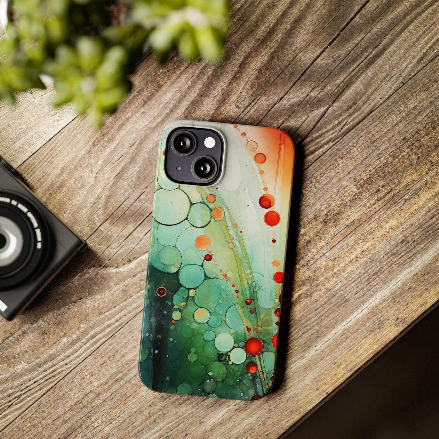 Abstract Shapes Design Slim Phone Case - Colorwink