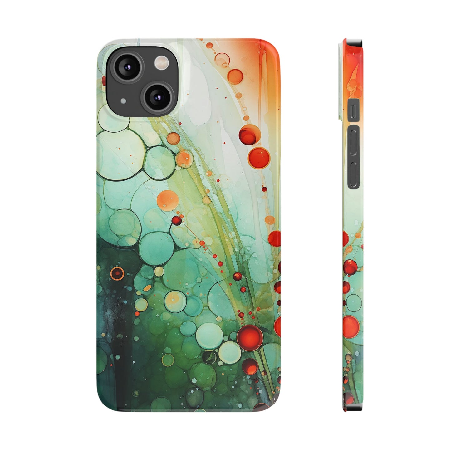 Abstract Shapes Design Slim Phone Case - Colorwink