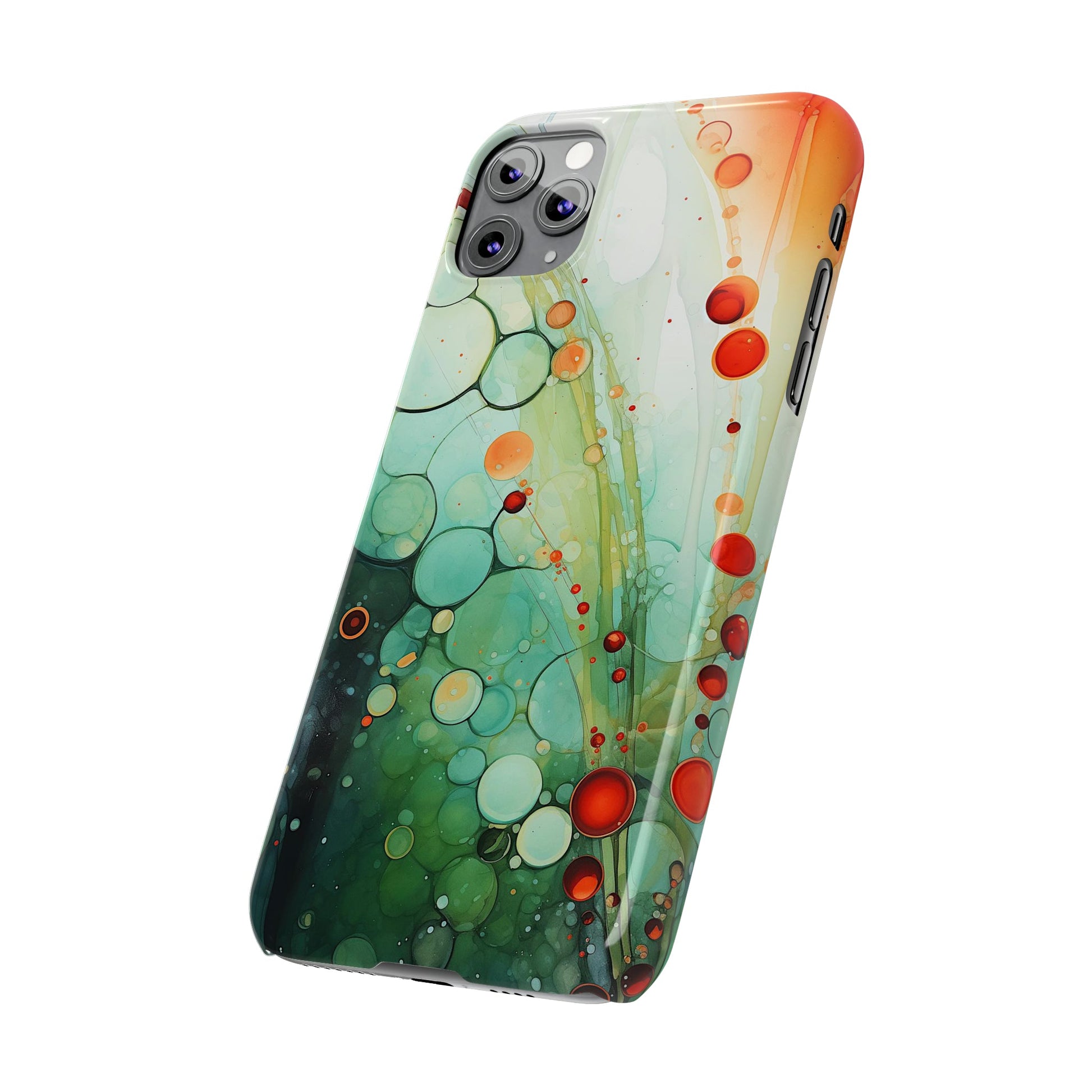 Abstract Shapes Design Slim Phone Case - Colorwink