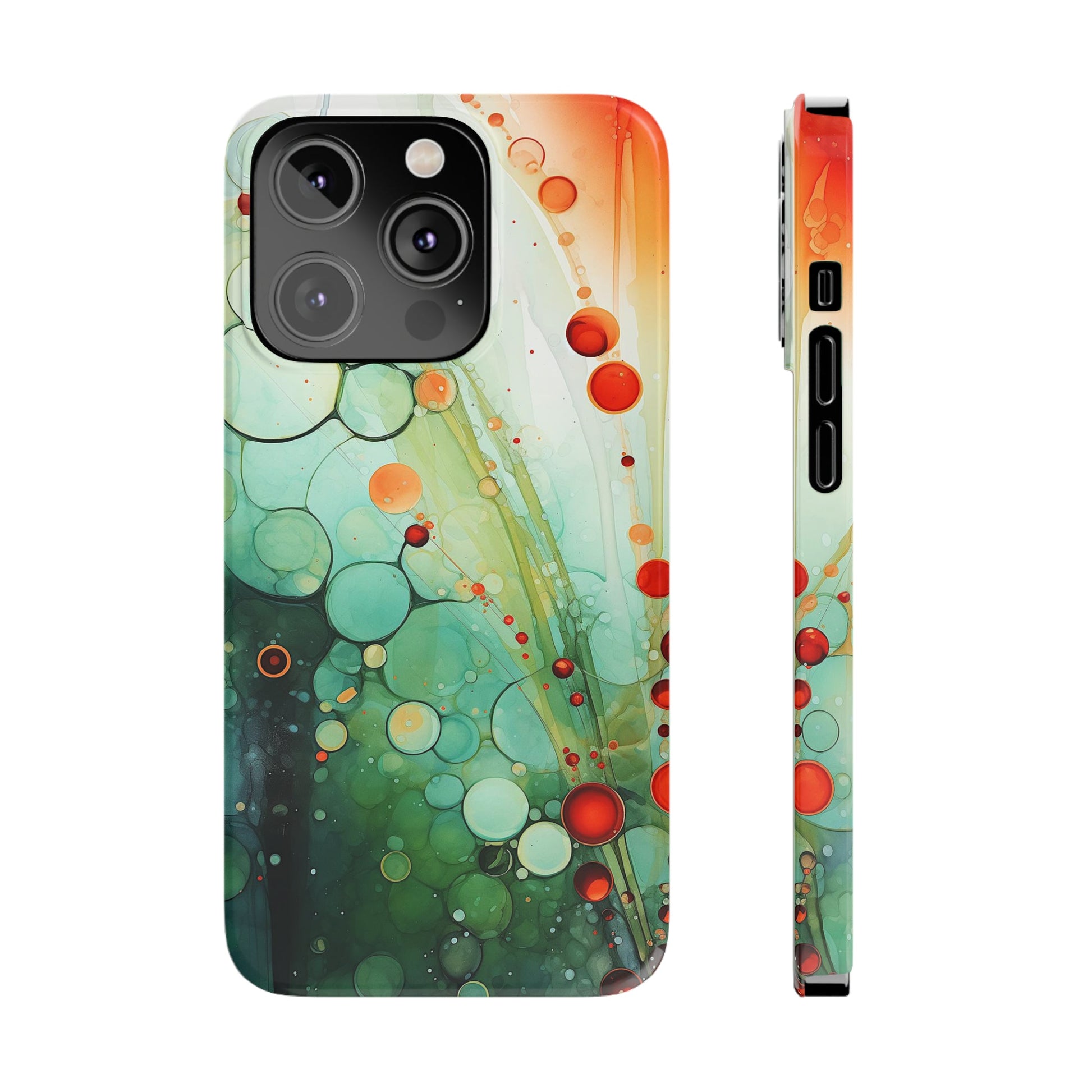 Abstract Shapes Design Slim Phone Case - Colorwink