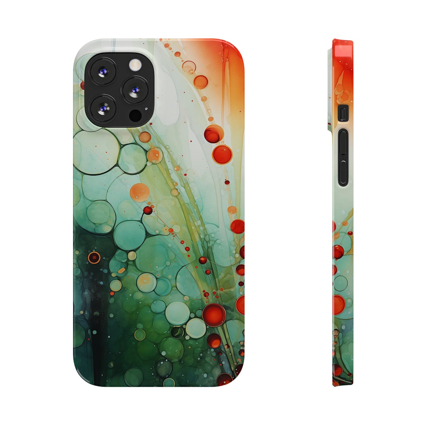 Abstract Shapes Design Slim Phone Case - Colorwink