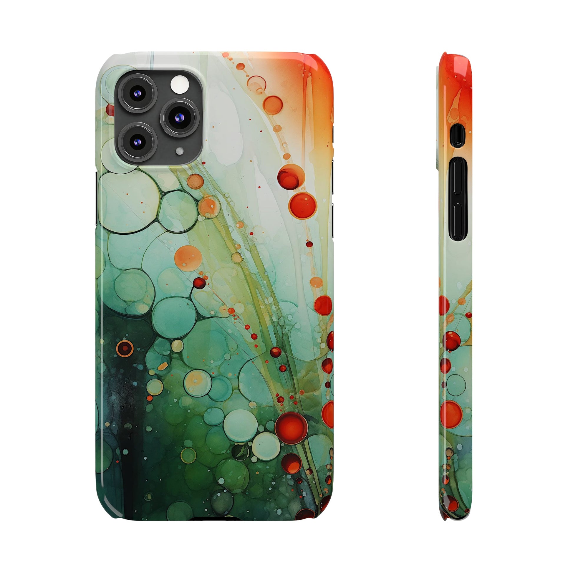 Abstract Shapes Design Slim Phone Case - Colorwink