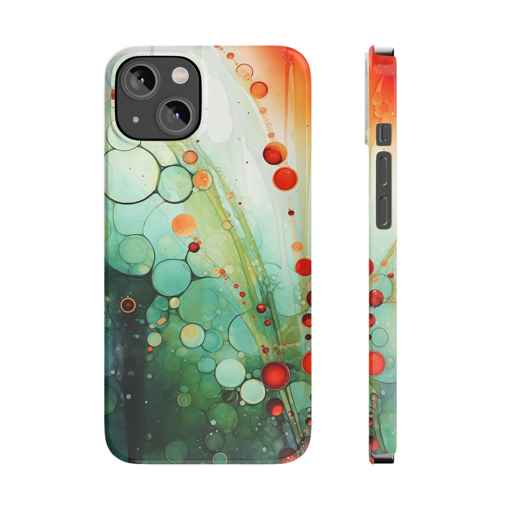 Abstract Shapes Design Slim Phone Case - Colorwink