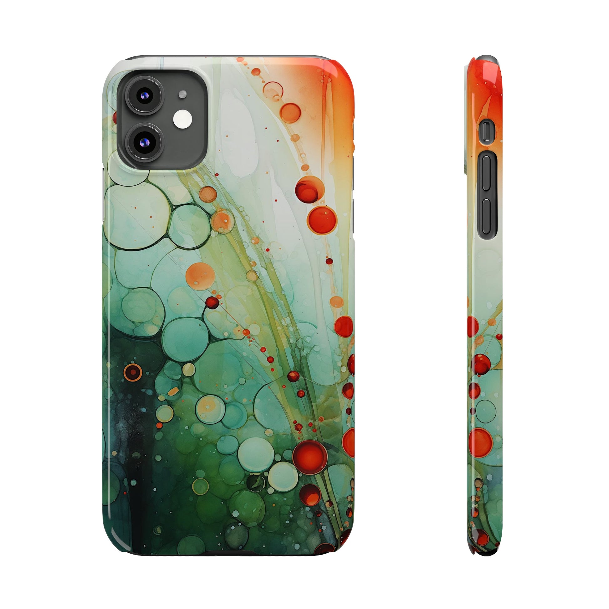 Abstract Shapes Design Slim Phone Case - Colorwink