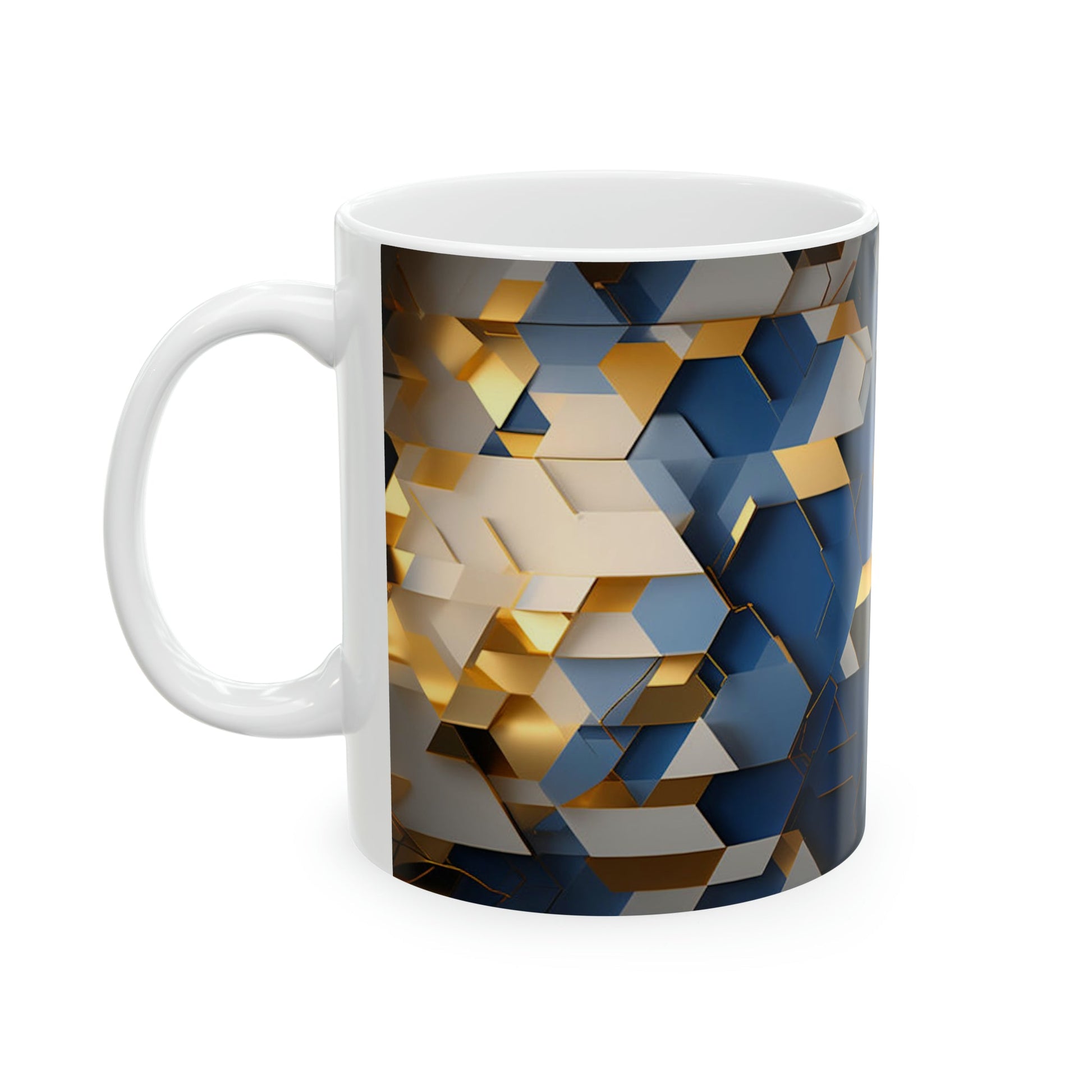 Abstract Tiled Coffee Mug - Colorwink