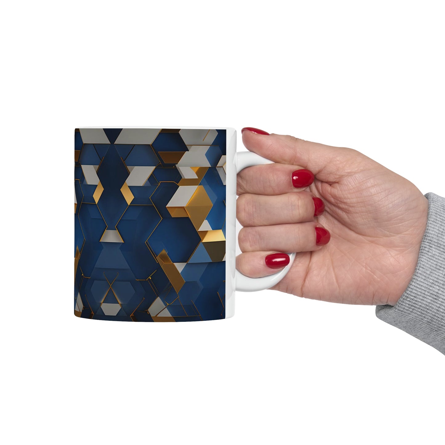 Abstract Tiled Coffee Mug - Colorwink