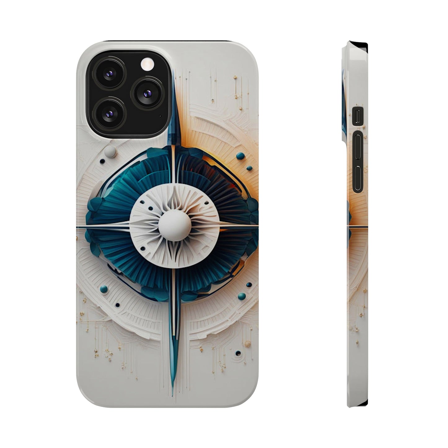 Abstract Top Slim Phone Case - Colorwink