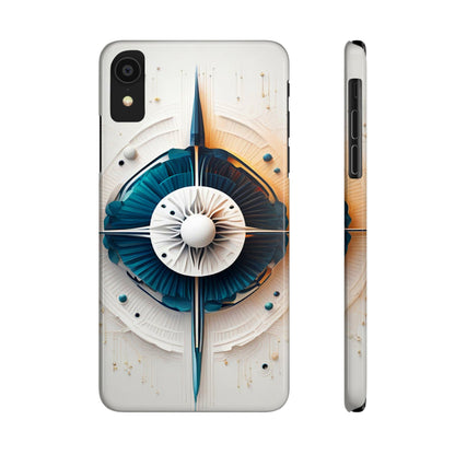 Abstract Top Slim Phone Case - Colorwink