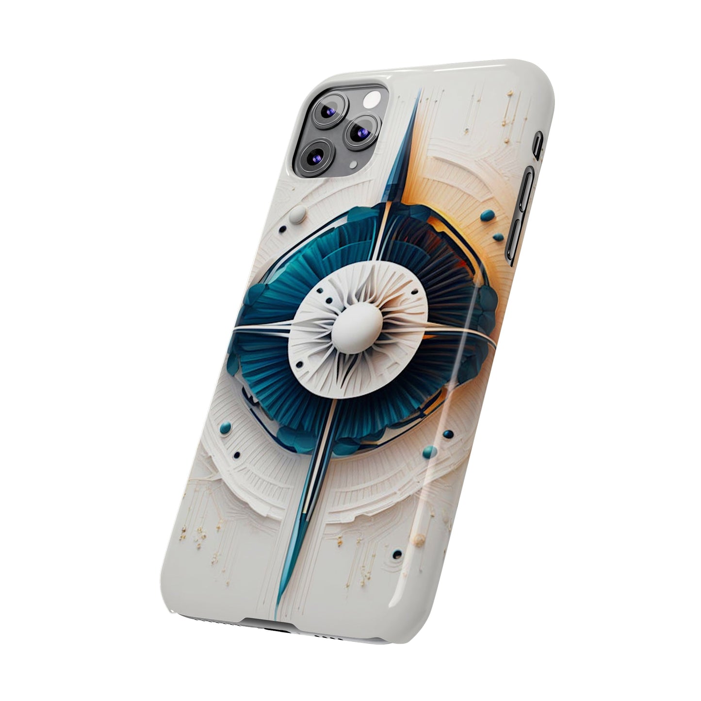 Abstract Top Slim Phone Case - Colorwink