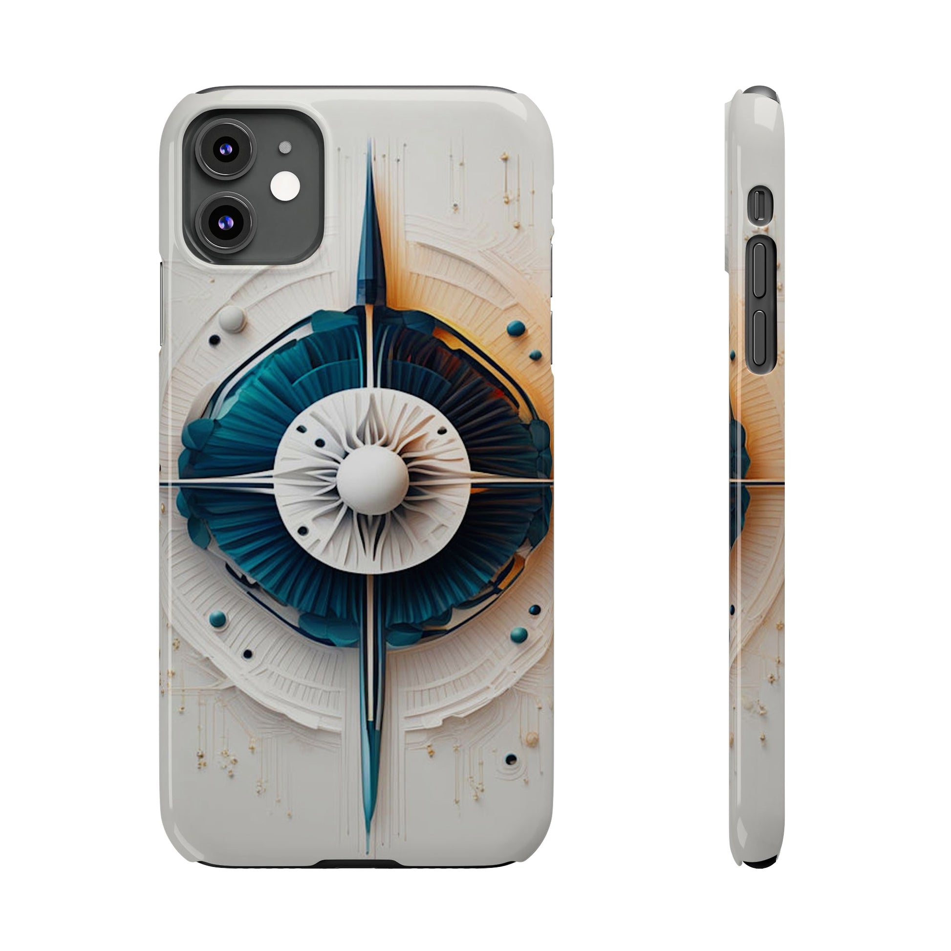 Abstract Top Slim Phone Case - Colorwink