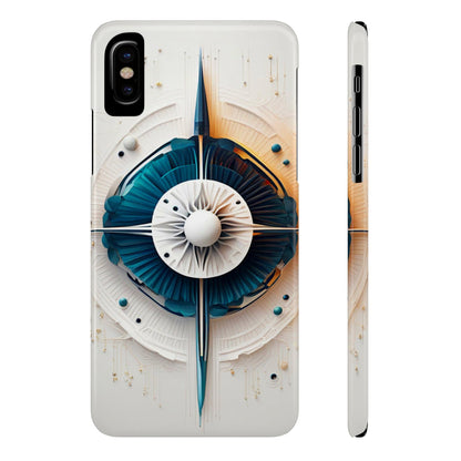 Abstract Top Slim Phone Case - Colorwink