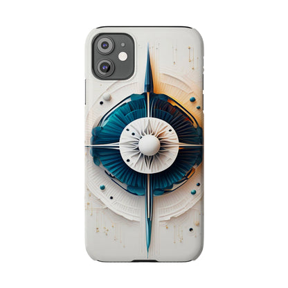 Abstract Top Slim Phone Case - Colorwink