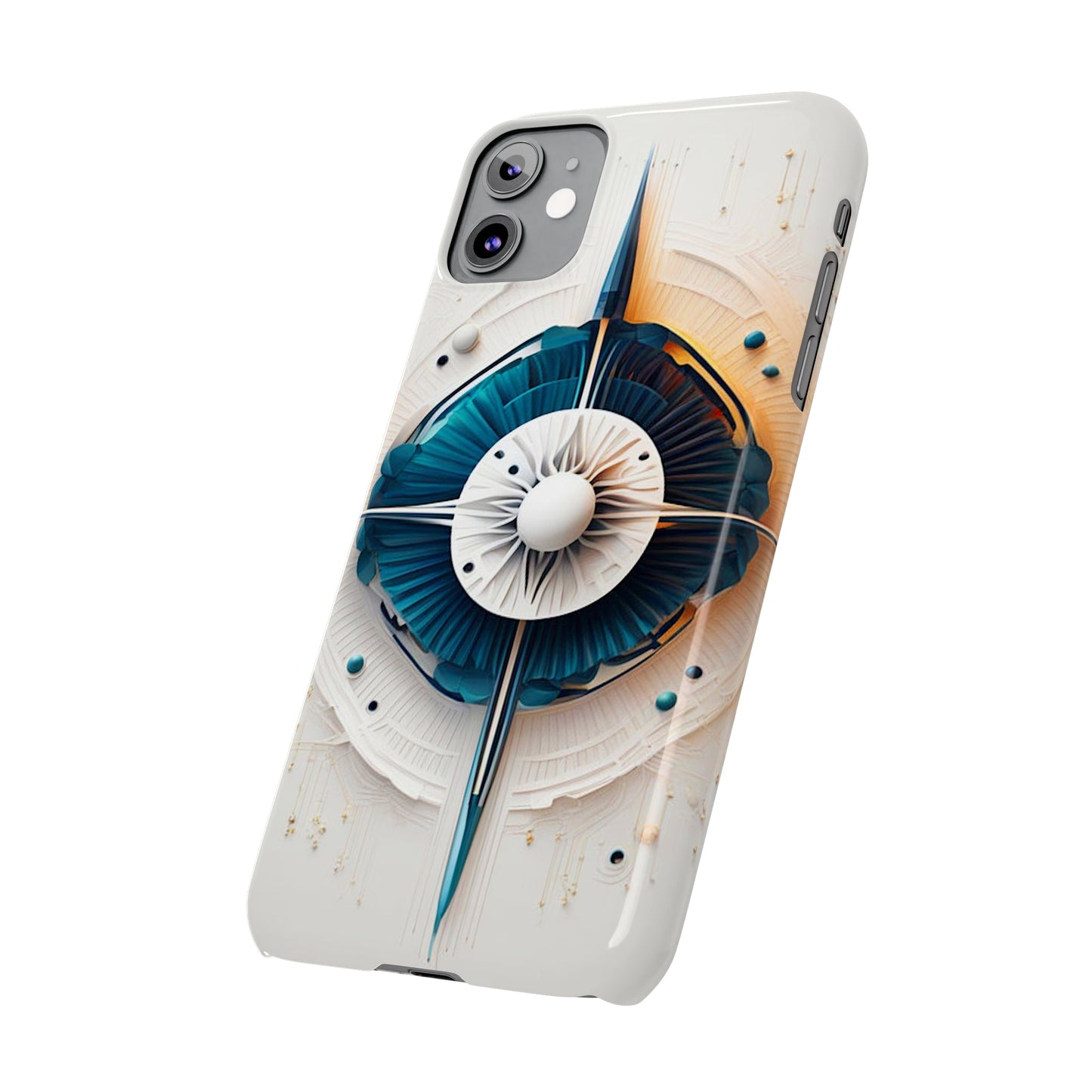 Abstract Top Slim Phone Case - Colorwink