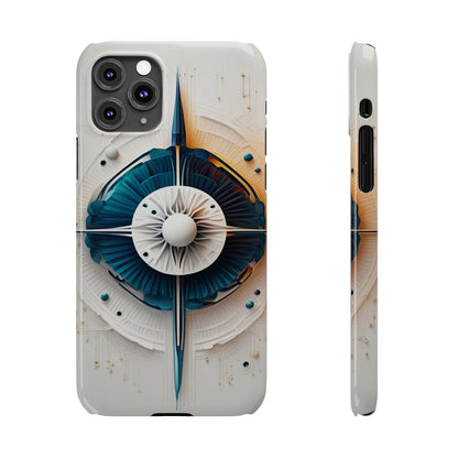 Abstract Top Slim Phone Case - Colorwink