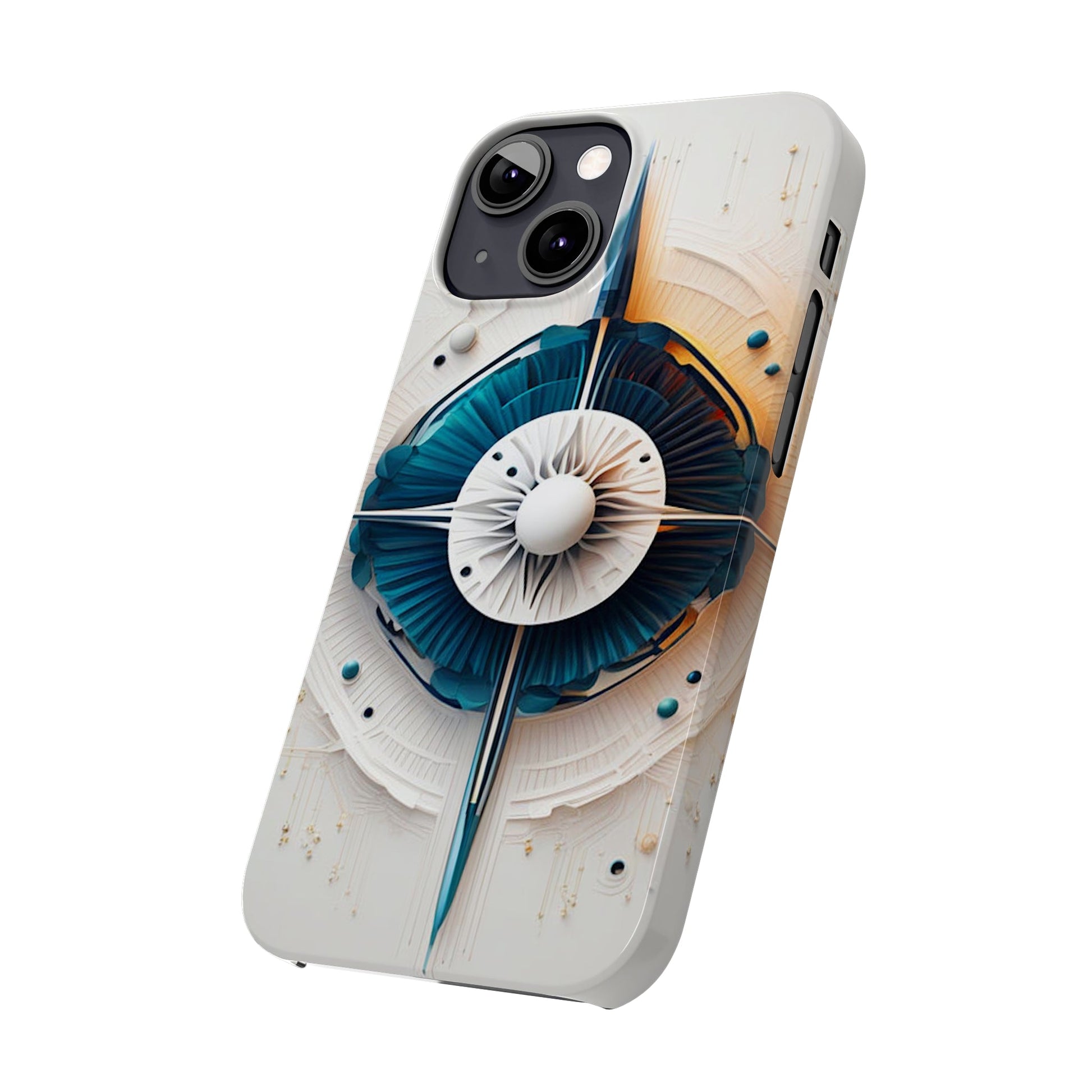 Abstract Top Slim Phone Case - Colorwink