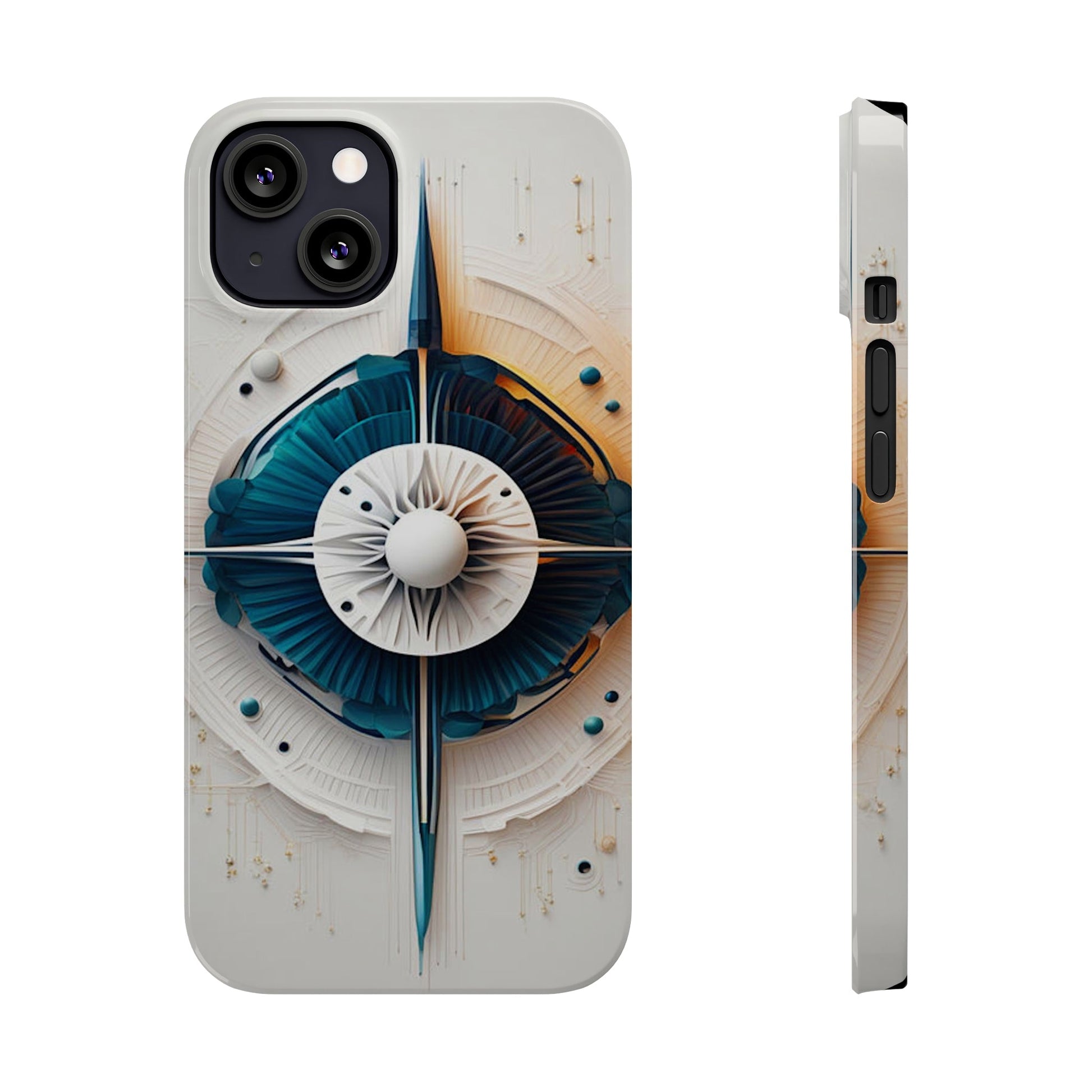 Abstract Top Slim Phone Case - Colorwink