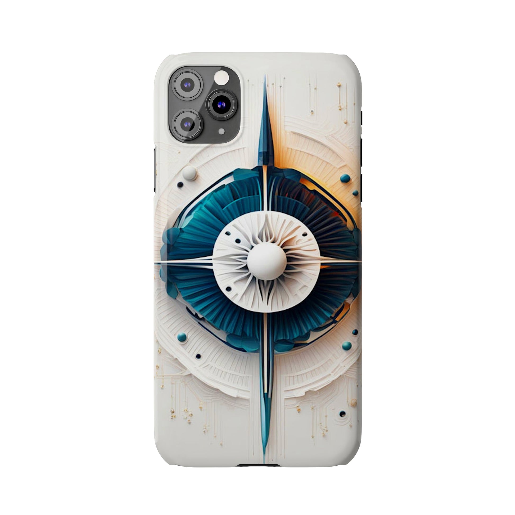 Abstract Top Slim Phone Case - Colorwink