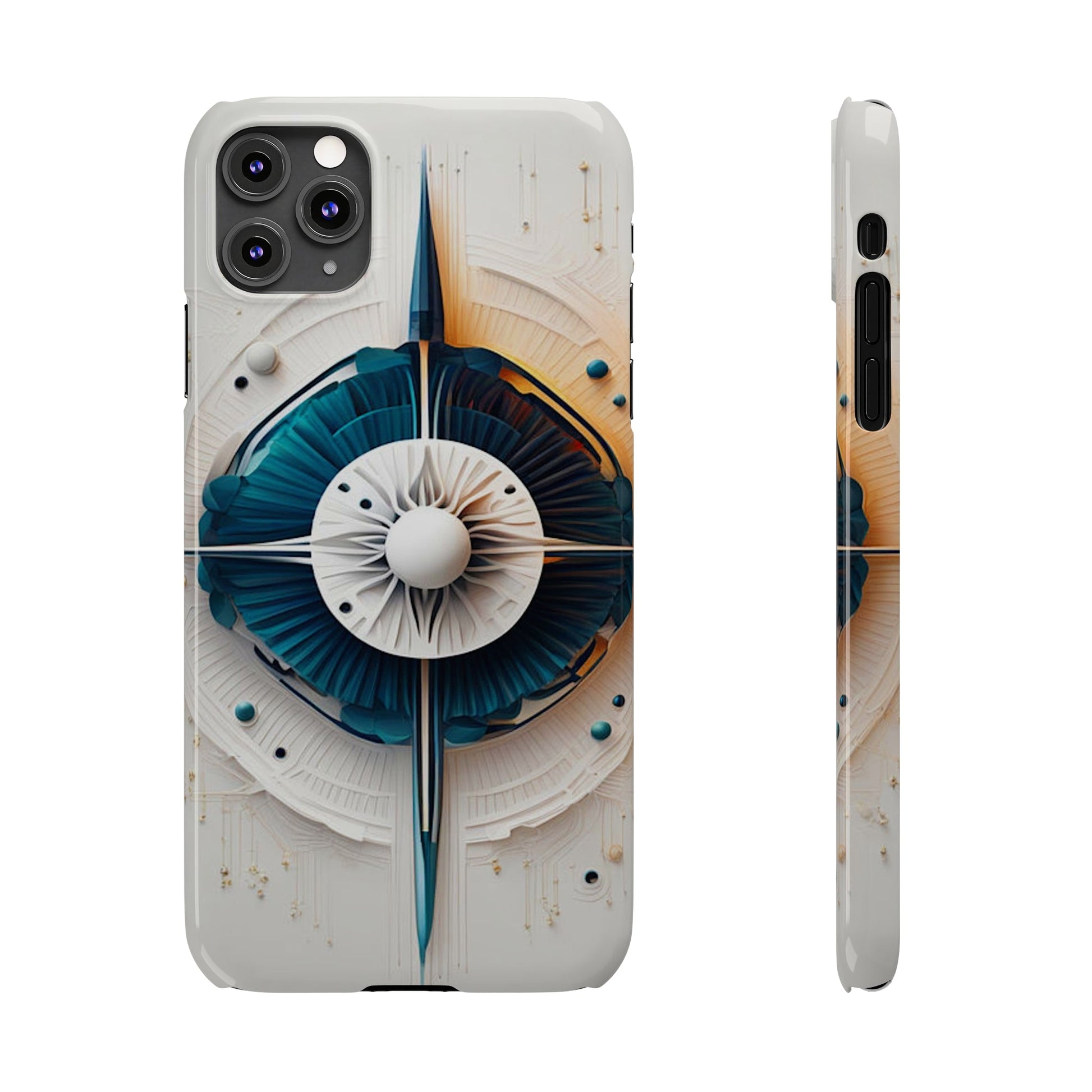 Abstract Top Slim Phone Case - Colorwink