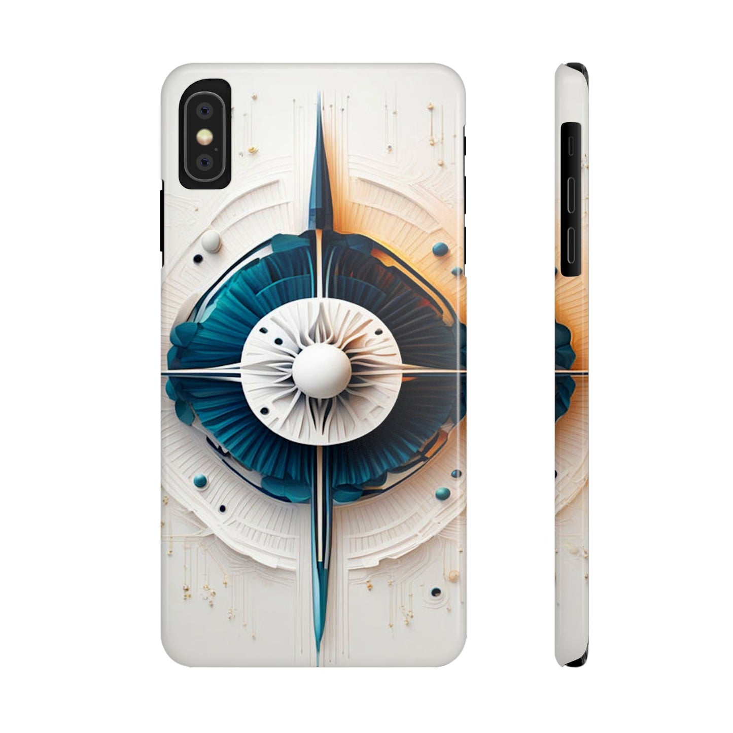 Abstract Top Slim Phone Case - Colorwink