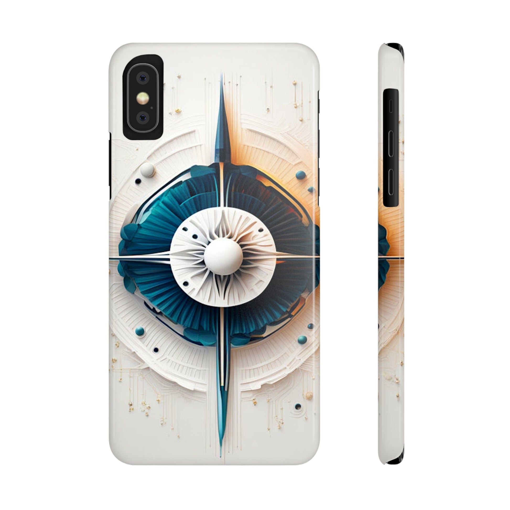 Abstract Top Slim Phone Case - Colorwink