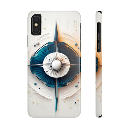 Abstract Top Slim Phone Case - Colorwink