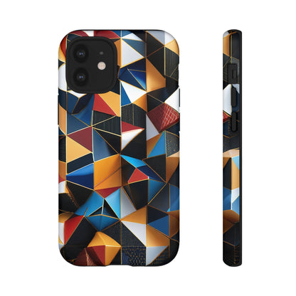 Abstract Tripattern Tough Case - Colorwink