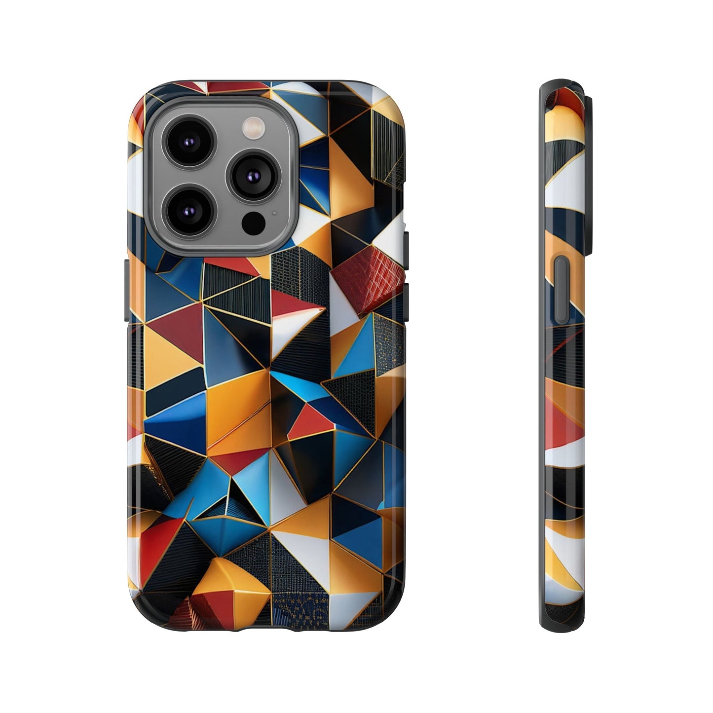 Abstract Tripattern Tough Case - Colorwink