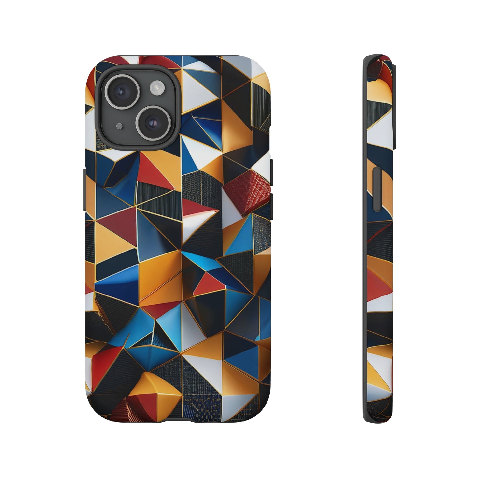 Abstract Tripattern Tough Case - Colorwink