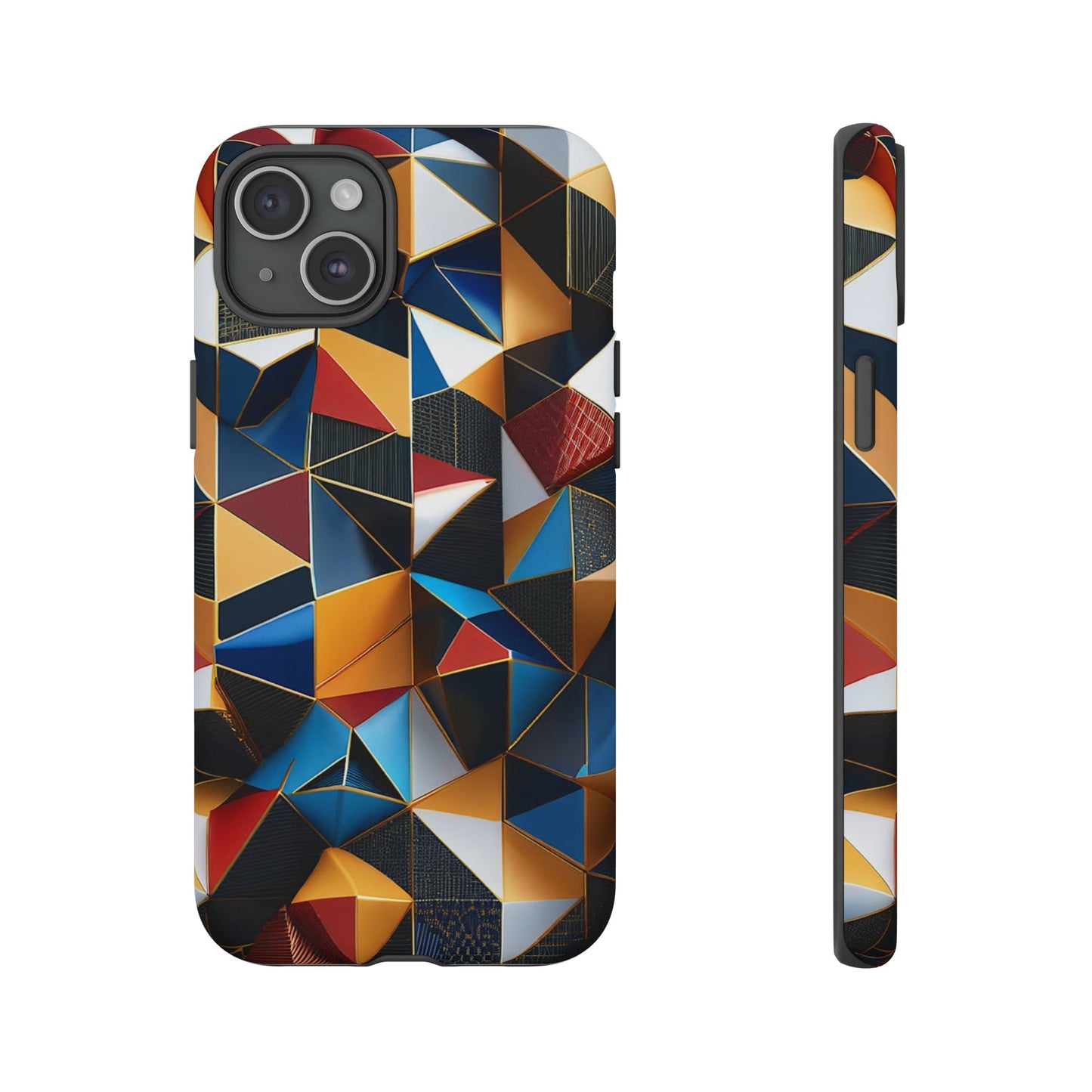 Abstract Tripattern Tough Case - Colorwink