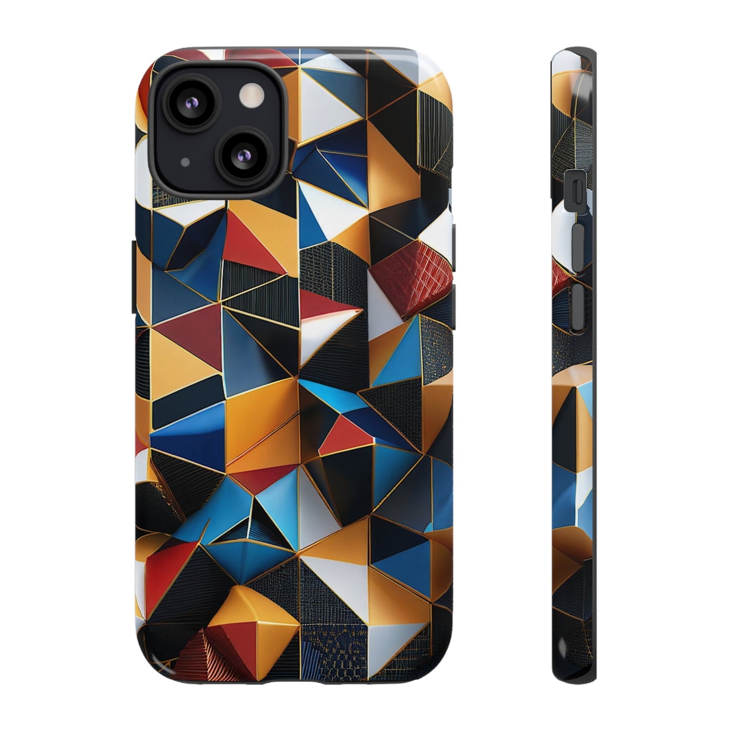 Abstract Tripattern Tough Case - Colorwink