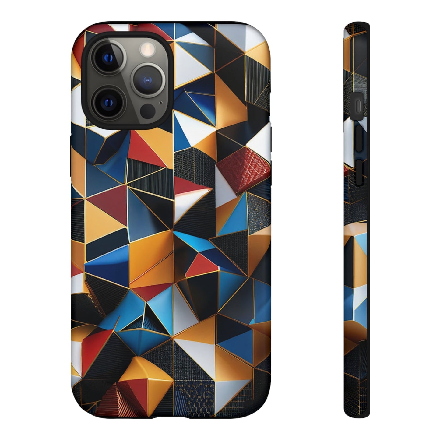 Abstract Tripattern Tough Case - Colorwink