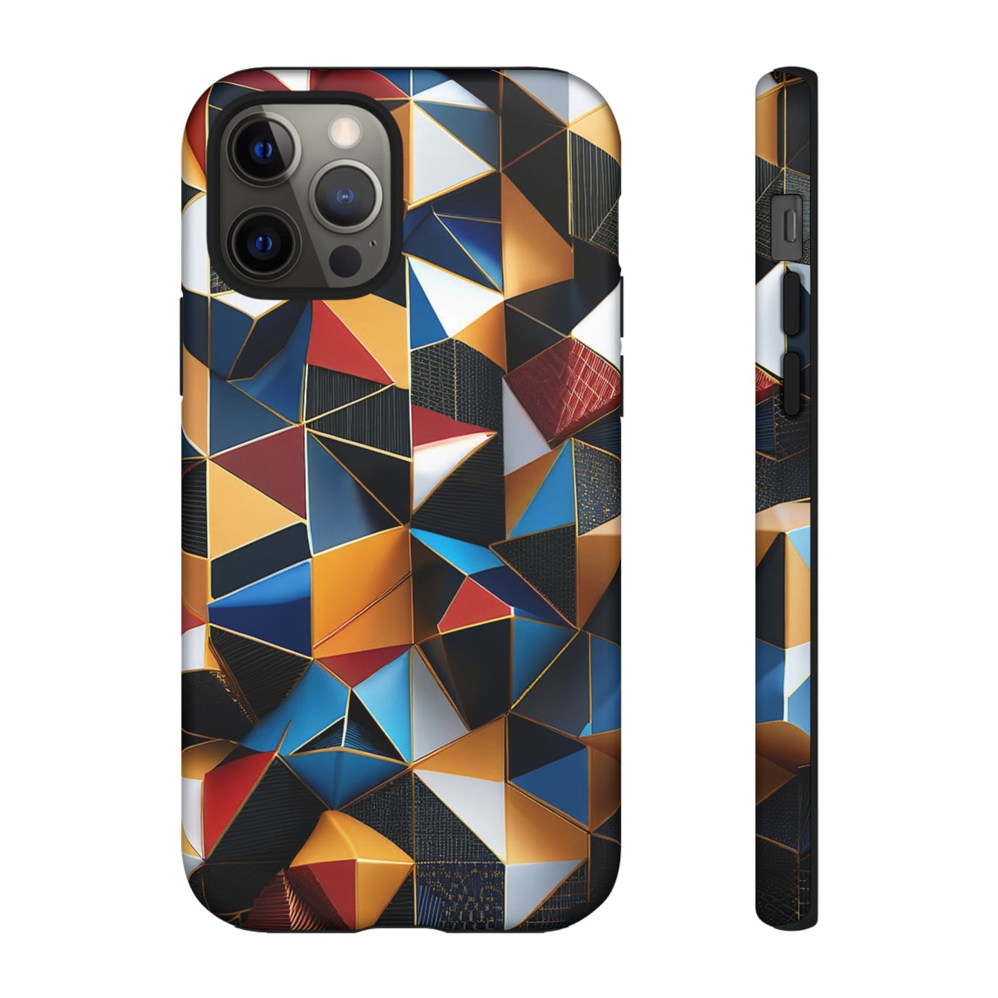 Abstract Tripattern Tough Case - Colorwink