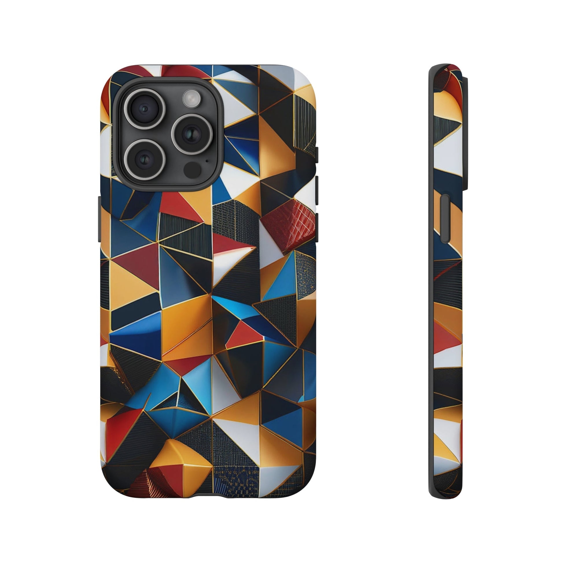 Abstract Tripattern Tough Case - Colorwink