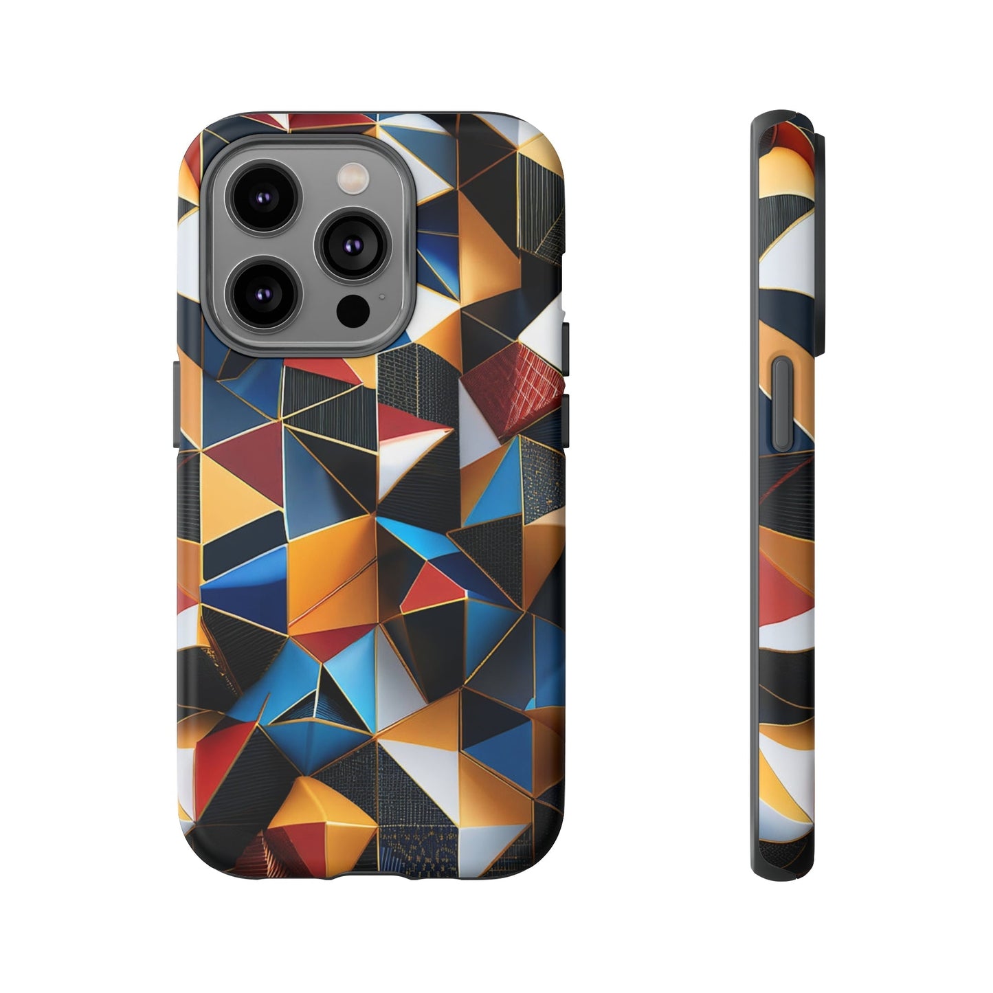 Abstract Tripattern Tough Case - Colorwink